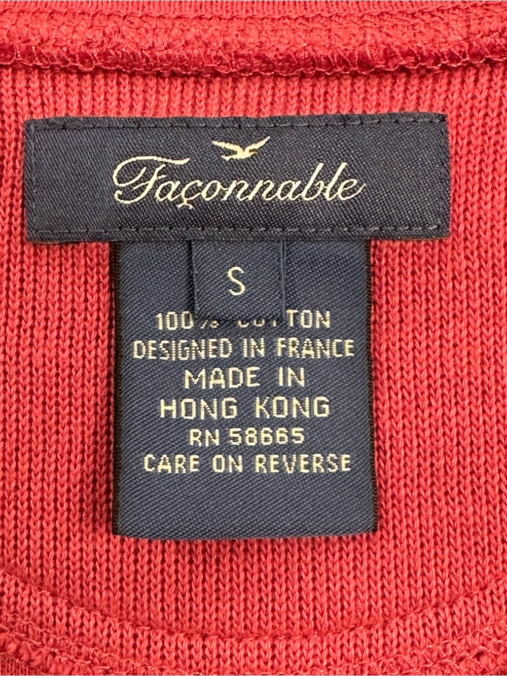 Faconnable Raspberry Zip Mock-Neck Sweater - Picture 4 of 5